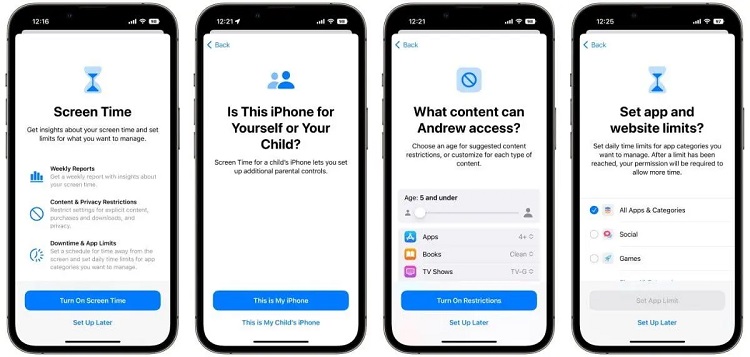 قابلیت Screen Time اپل