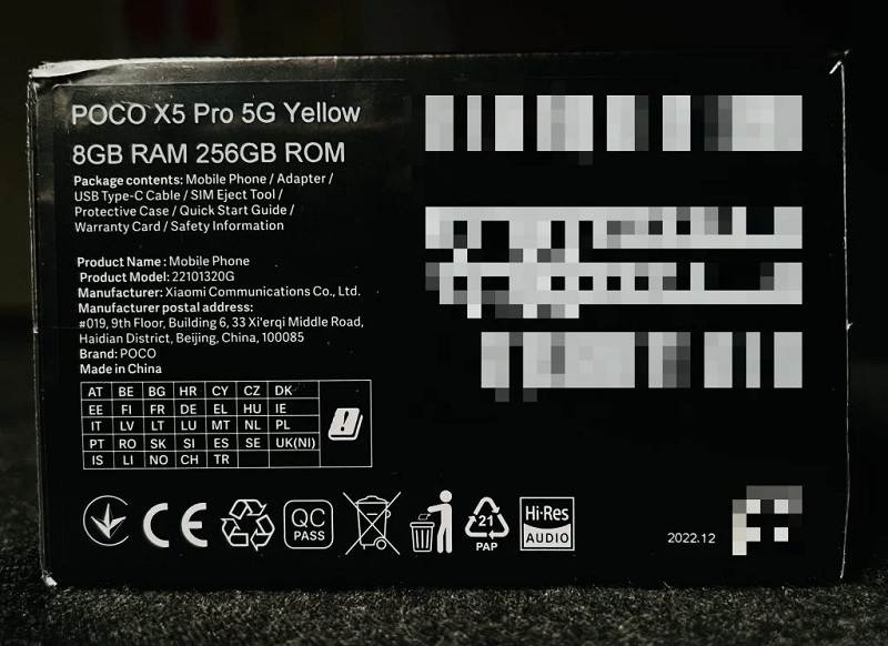 اولین تصاویر واقعی پوکو X5 پرو 5G لو رفت
