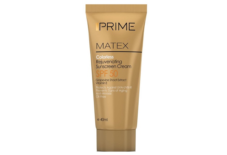 کرم ضد آفتاب پریم مدل Matex Tinted SPF50 حجم 40 میلی لیتر