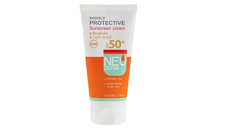کرم ضد آفتاب نئودرم مدل Highly Protective Invisible SPF50 حجم 50 میلی لیتر