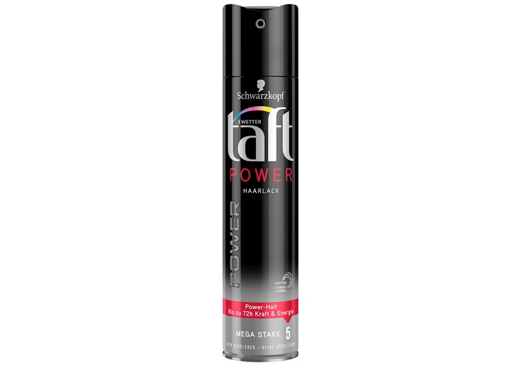 اسپری حالت دهنده مو تافت سری POWER HAARLACK مدل MEGA STARK 5 حجم 300 میلی لیتر 