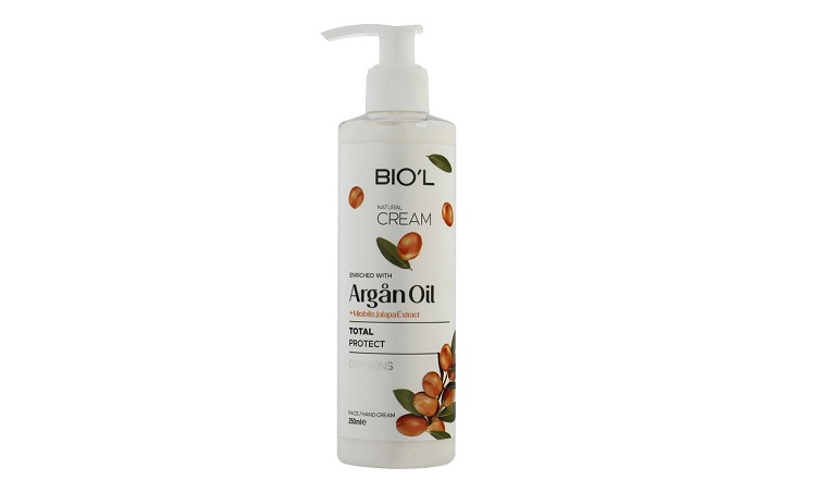کرم مرطوب کننده بیول مدل ARGAN OIL حجم 250 میلی لیتر