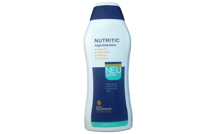 لوسیون بدن نئودرم مدل nutritic حجم 400 میلی لیتر