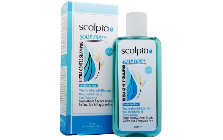 شامپو مو اسکالپیا مدلSCALP FORT+ حجم 200 میلی لیتر