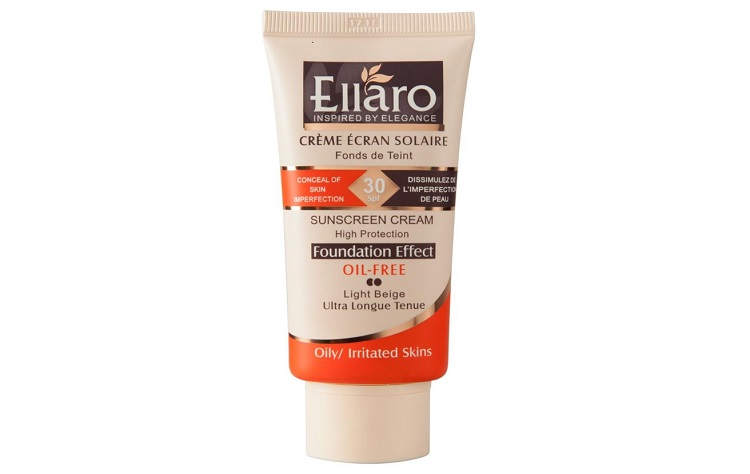  کرم ضد آفتاب الارو SPF 30 سری Foundation Effect مدل High Protection حجم 40 میلی لیتر
